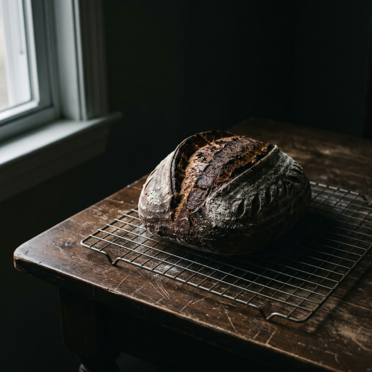 Eleven attempts at this loaf. The eleventh one worked.
