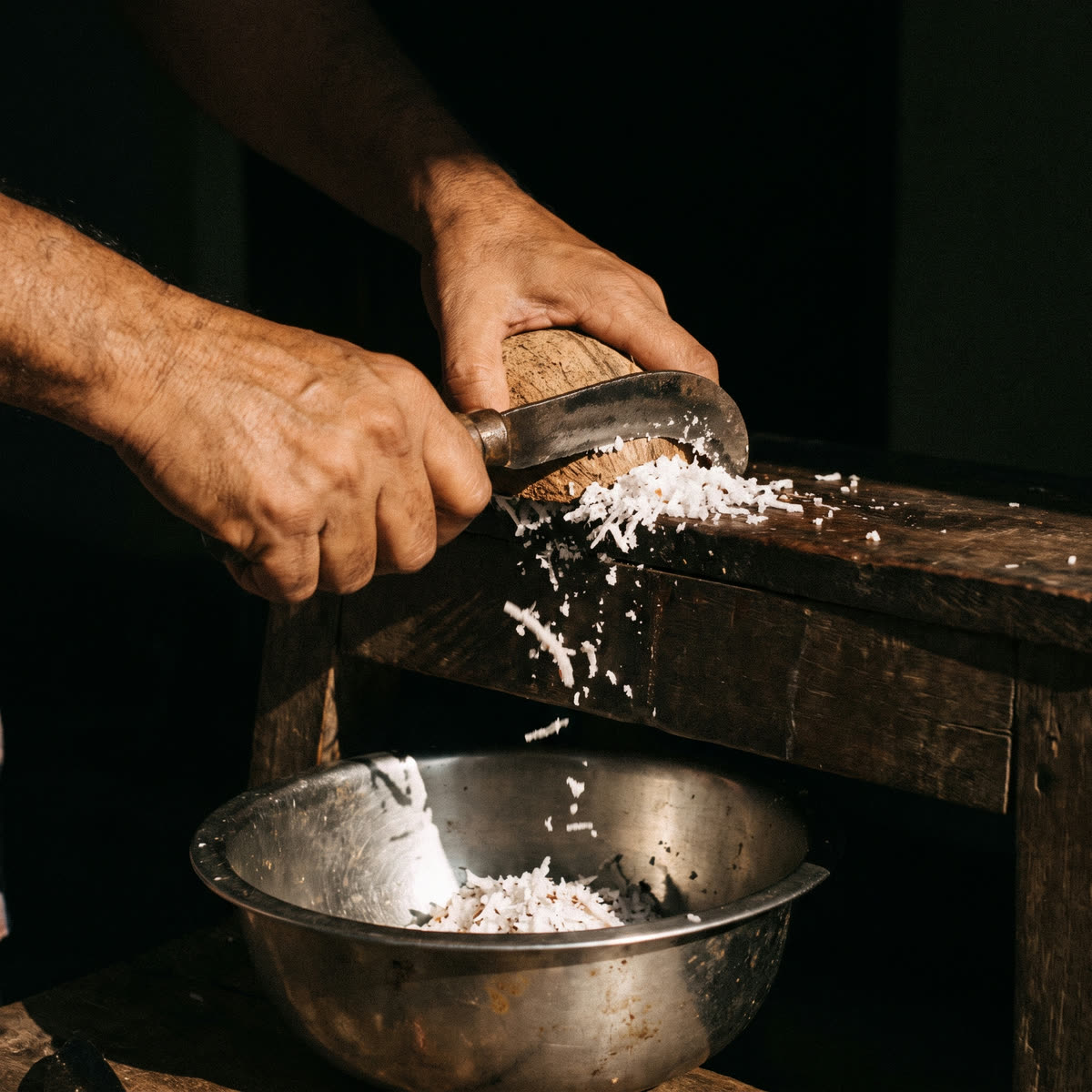 Sound test: scraping a coconut. The best thing I recorded this year.